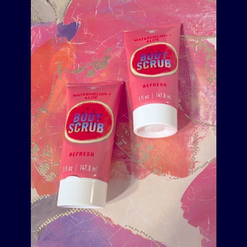🍄Bolero Beverly Hills  lot of 2 Watermelon + Aloe Body Scrub Refresh 5 FLOZ🎉🎊